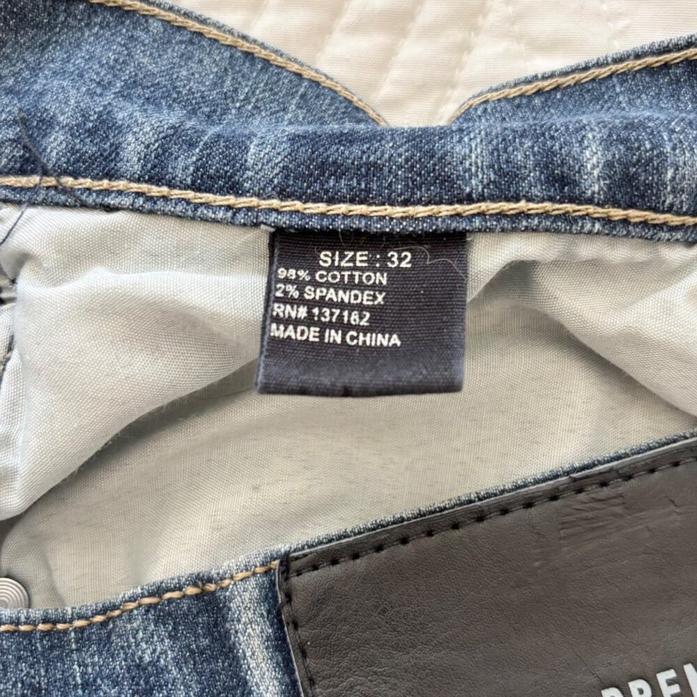 Champs Jeans Men’s 32x32 Stretch Slim Fit Blue Denim Casual Jeans - Picture 7 of 10